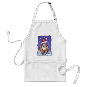 Ginger Cat Christmas Standard Apron