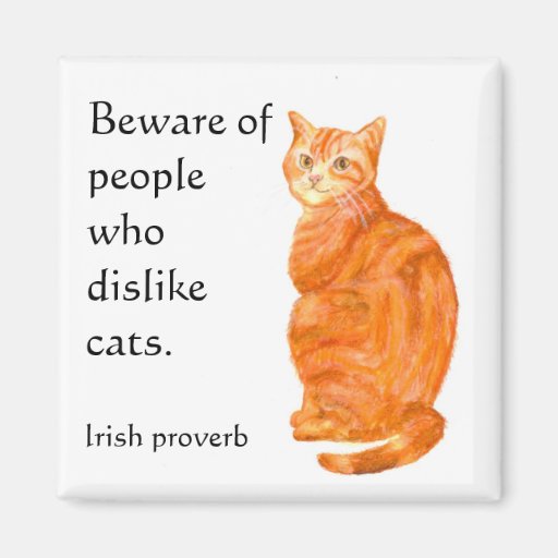 Image of 'Ginger Cat' Fridge Magnet