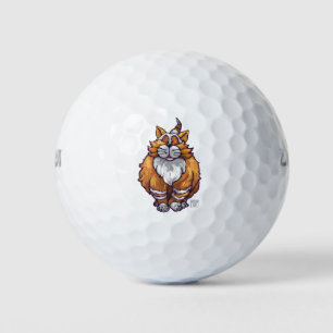 Ginger Cat Gifts & Accessories Golf Balls