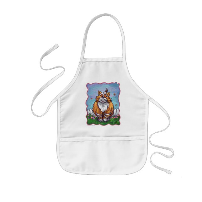 Ginger Cat Gifts & Accessories Kids Apron (Front)