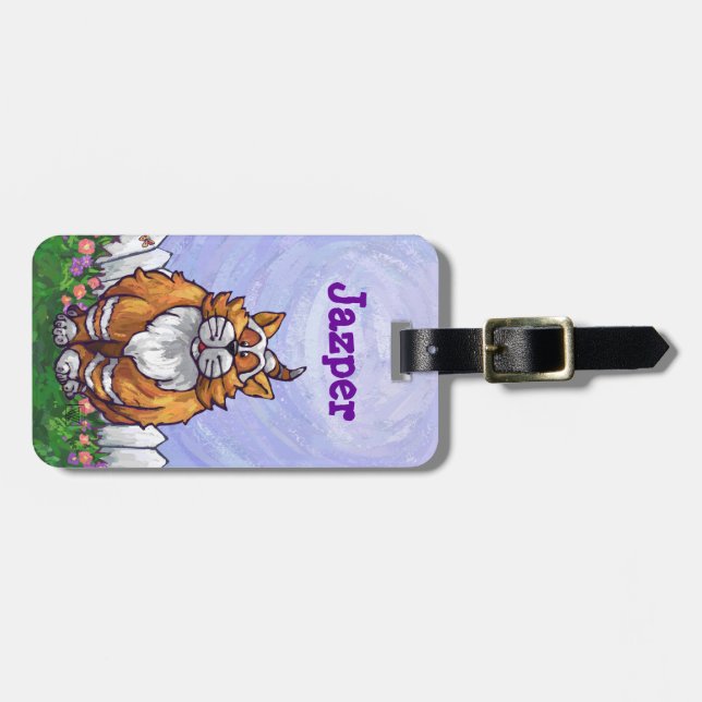 Ginger Cat Gifts & Accessories Luggage Tag (Front Horizontal)