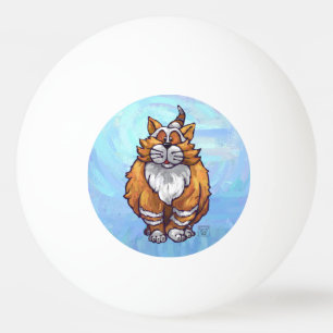 Ginger Cat Gifts & Accessories Ping Pong Ball