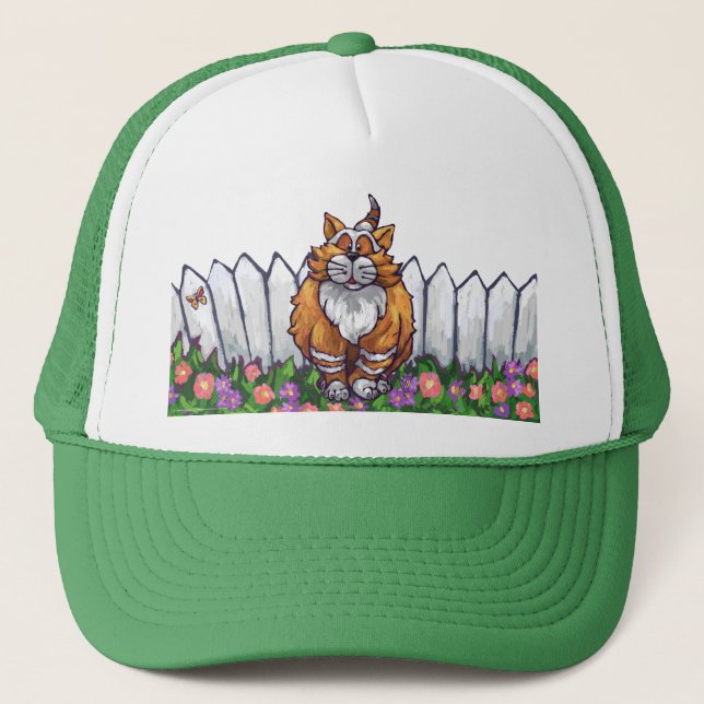 Ginger Cat Gifts & Accessories Trucker Hat (Front)