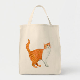 'Ginger Cat' Grocery Tote