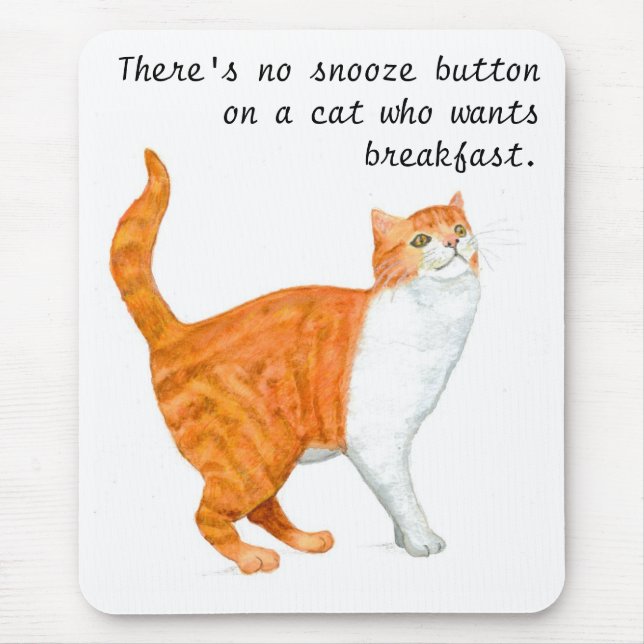 'Ginger Cat' Mousepad (Front)