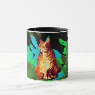 ginger cat mug
