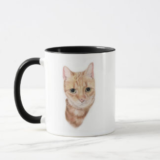 Ginger cat mug