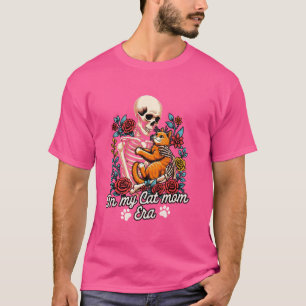 Ginger Cat Mum Ginger Cat Lady Skeleton In My Cat T-Shirt