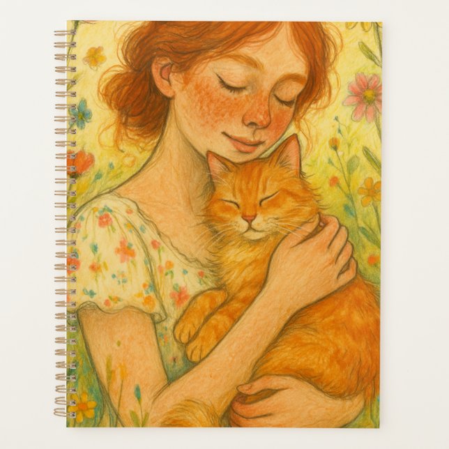 Ginger Cat Mum Orange Tabby Cats                   Planner (Front)