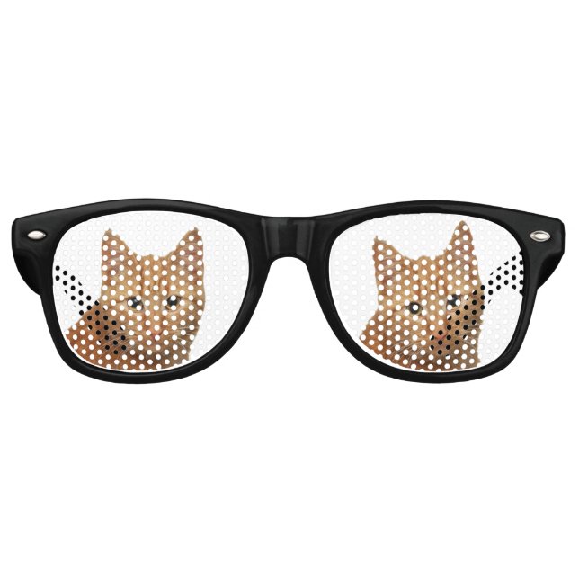  GINGER CAT NOVELTY SUNGLASSES SHADES (Front)