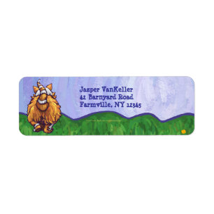 Ginger Cat Personalised Address Labels