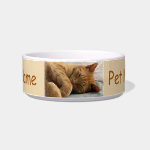 Ginger Cat Pet Bowl
