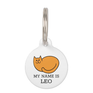 Ginger Cat Pet Tag