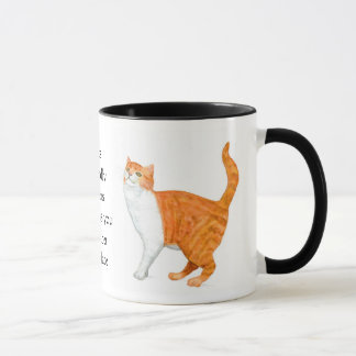 'Ginger Cat' Ringer Mug