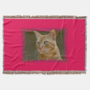 Ginger Cat Throw Blanket