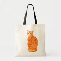 Ginger Cat Tote Bag
