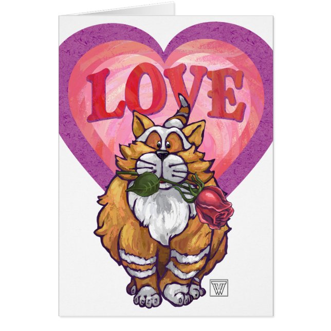 Ginger Cat Valentine's Day (Front)