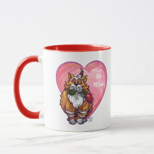 Ginger Cat Valentine's Day Mug