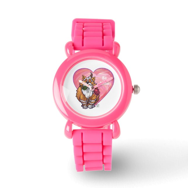 Ginger Cat Valentine's Day Watch (Front)