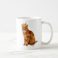Ginger Cat with Crown Full