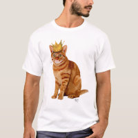 Ginger Cat with Crown Full