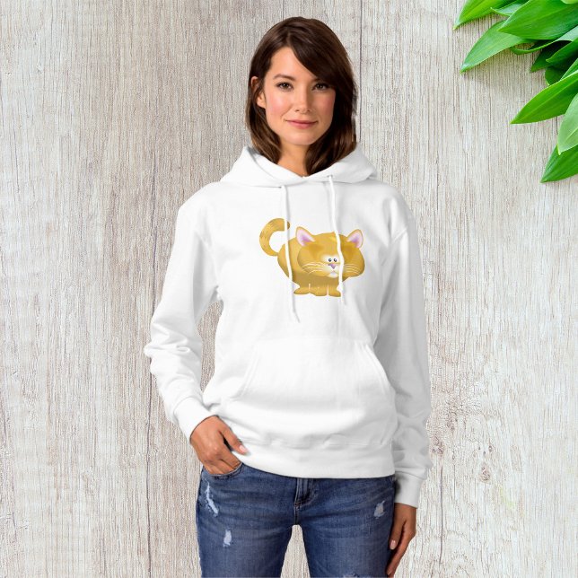 Ginger Cat Womens Hoodie (Creator Uploaded)
