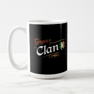 Ginger Clan Irish Heritage Shamrock Vintage Coffee Mug