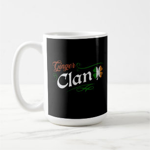 Ginger Clan St Patrick’s Day Irish Redhead Vintage Coffee Mug