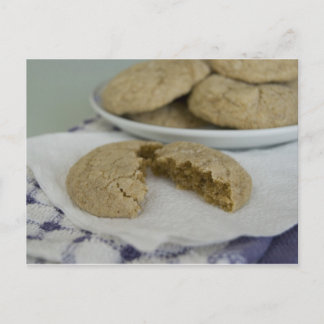 Ginger Cookies Recipe Card Postcard
