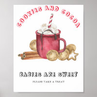 Ginger cookies with cocoa Babies are sweet 