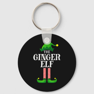 Ginger Elf Matching Family Group Christmas Party P Key Ring