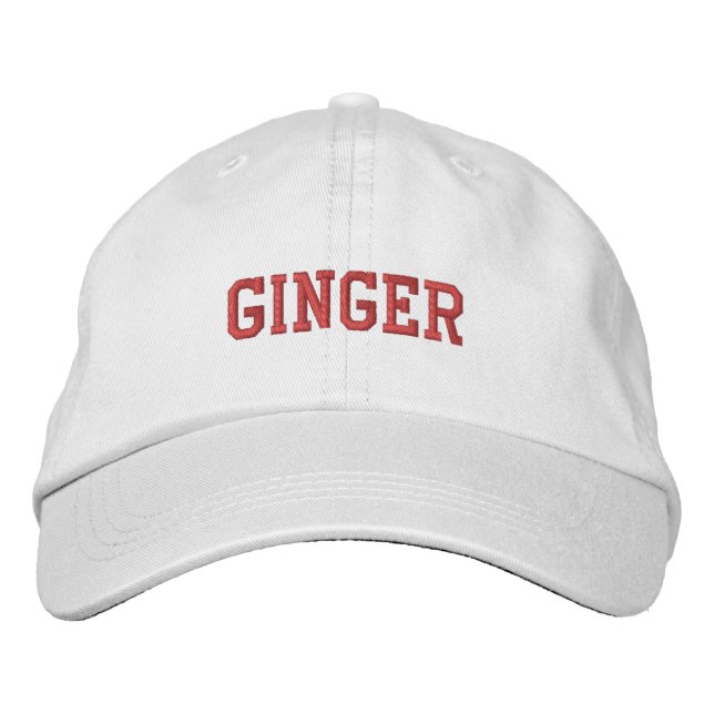 Ginger Embroidered Hat (Front)