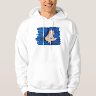 Ginger Gamer Cat Hoodie