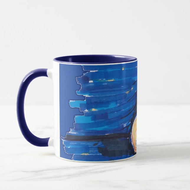Ginger Gamer Cat Mug (Left)
