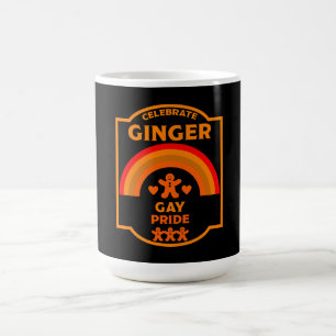 Ginger Gay Pride Coffee Mug