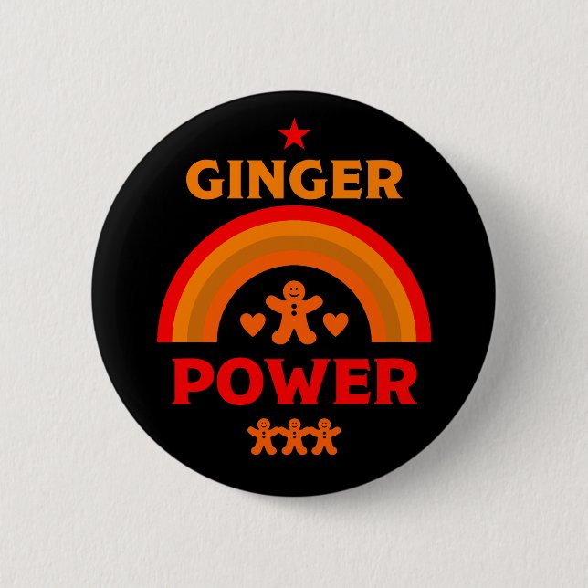 Ginger Hair Pride 6 Cm Round Badge (Front)