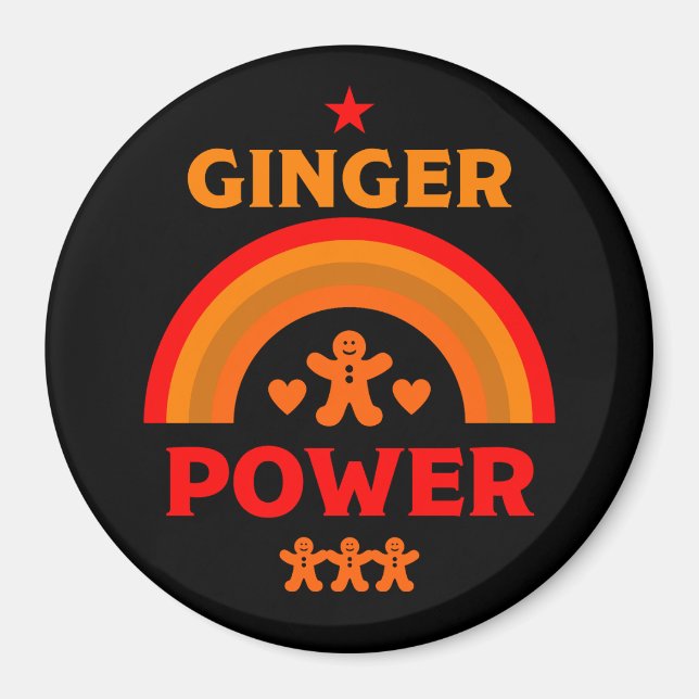 Ginger Hair Pride Magnet (Front)
