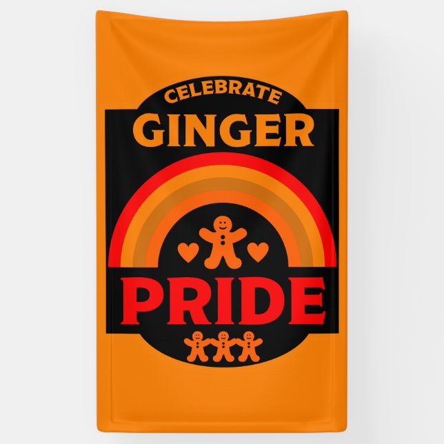 Ginger Haired Pride Banner (Vertical)