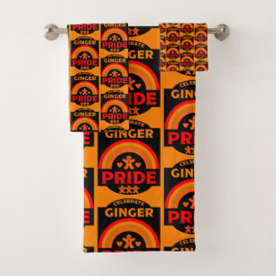 Ginger Haired Pride Bath Towel Set