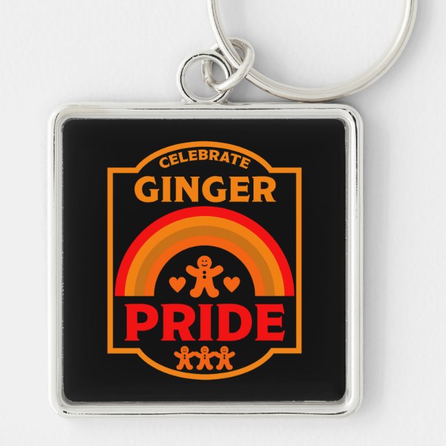 Ginger Haired Pride Key Ring (Front)