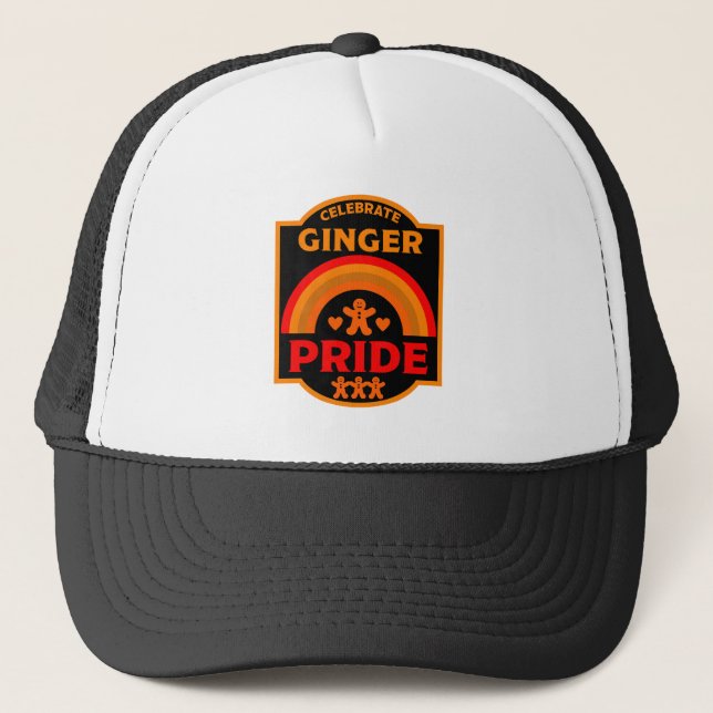 Ginger Haired Pride Trucker Hat (Front)