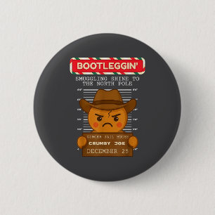 Ginger Jailhouse Christmas Humor Gingerbread Coupl 6 Cm Round Badge