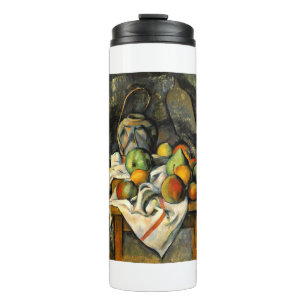 Ginger Jar and Fruit - Paul Cezanne - c1895 Thermal Tumbler
