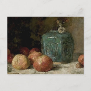 Ginger Jar & Apples, Vincent van Gogh Fine Art Postcard