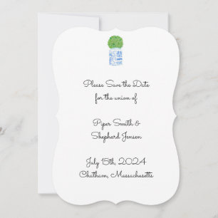 Ginger Jar Topiary Invitation