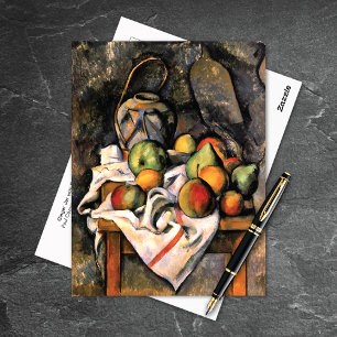 Ginger Jar with Fruit Paul Cezanne Postcard