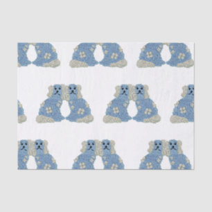 Ginger Jars Magnolias Staffordshire Dogs Tissue Paper