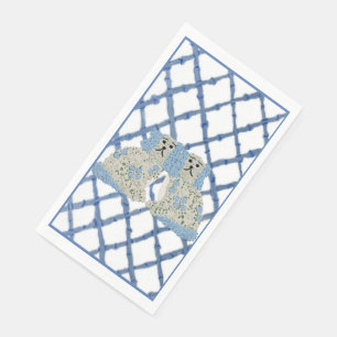 Ginger Jars Staffordshire Dogs Magnolia Napkin