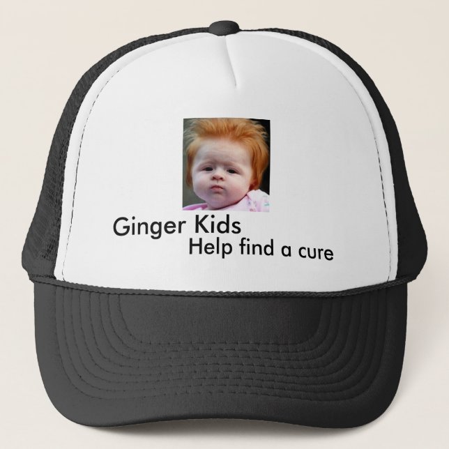 Ginger Kids, Help find a cure Trucker Hat (Front)