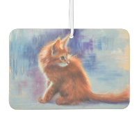 Ginger Kitten in Pastel Light